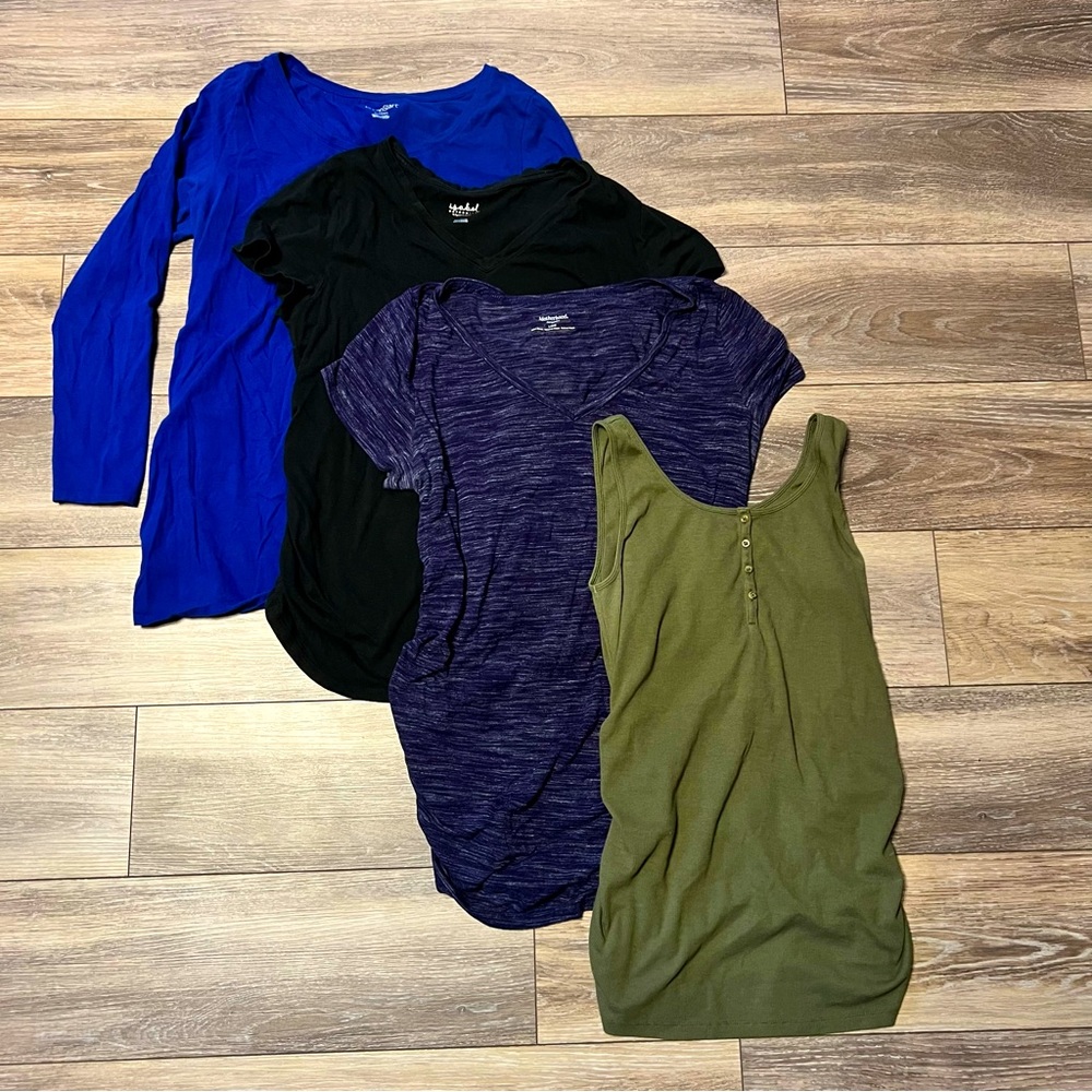 4 maternity tops (L-XL)